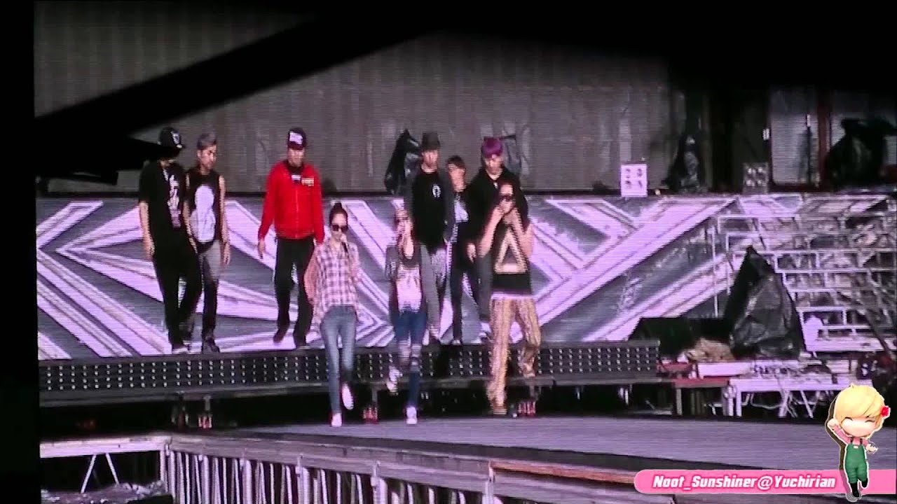 121124 [SM Town in BKK] The Jung sis Rehearsal California gurl