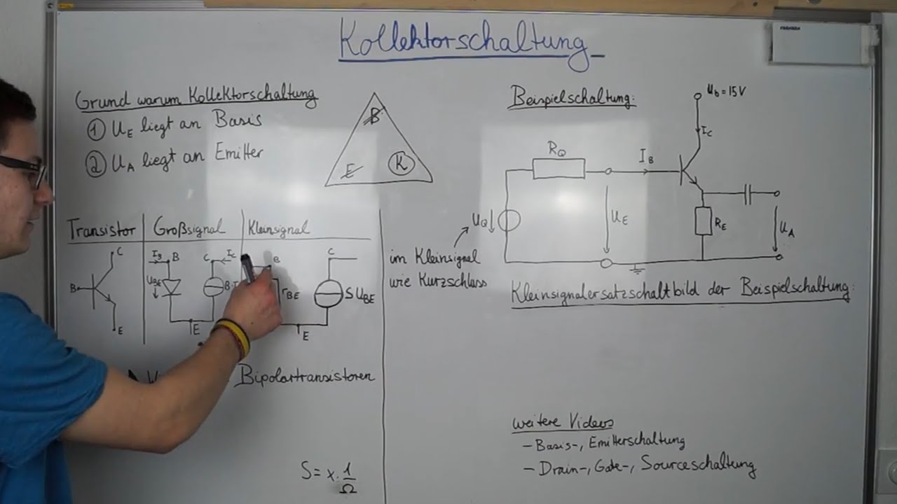 KOLLEKTORSCHALTUNG (collector circuit) | Elektrotechnik