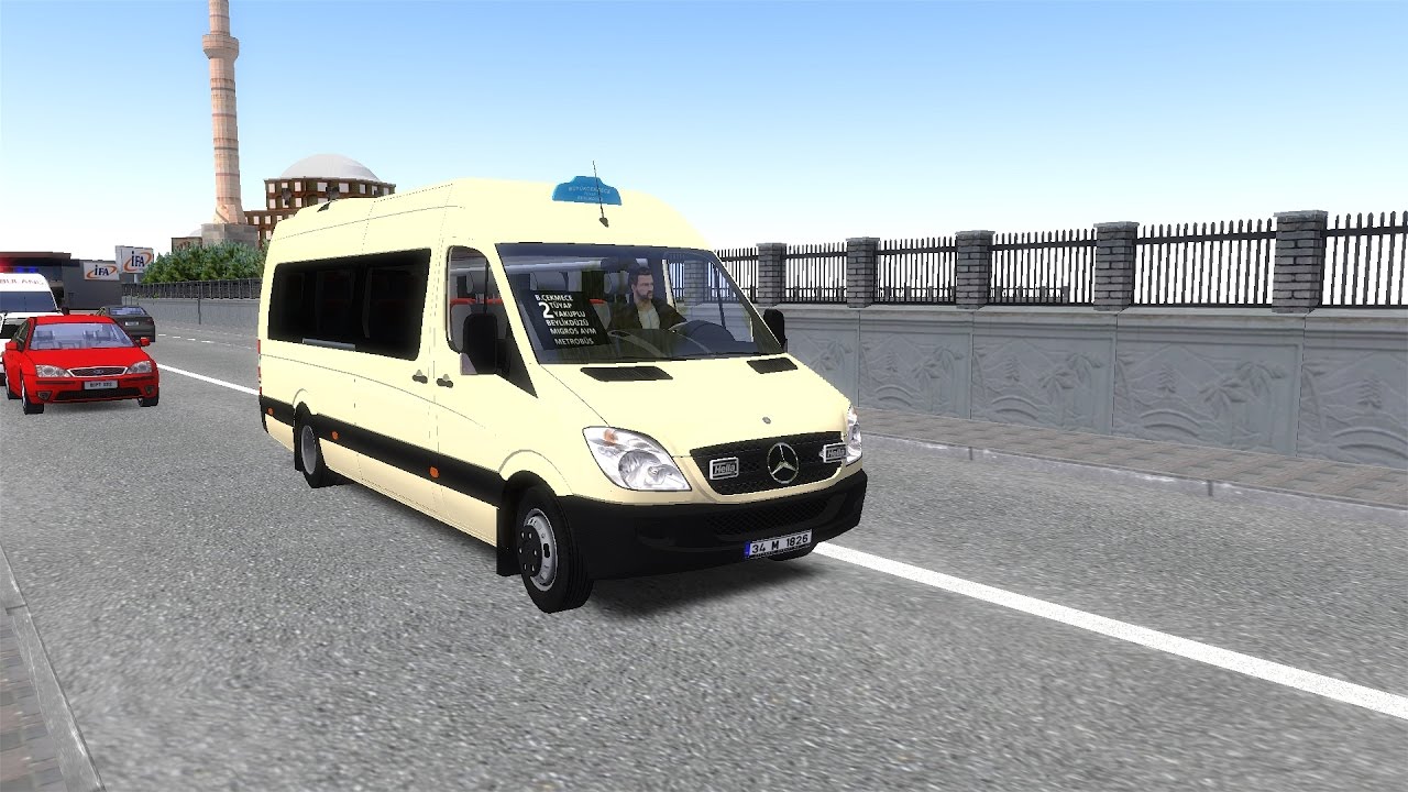 OMSI2 Mercedes Sprinter 515 Стамбул микроавтобус турецкий