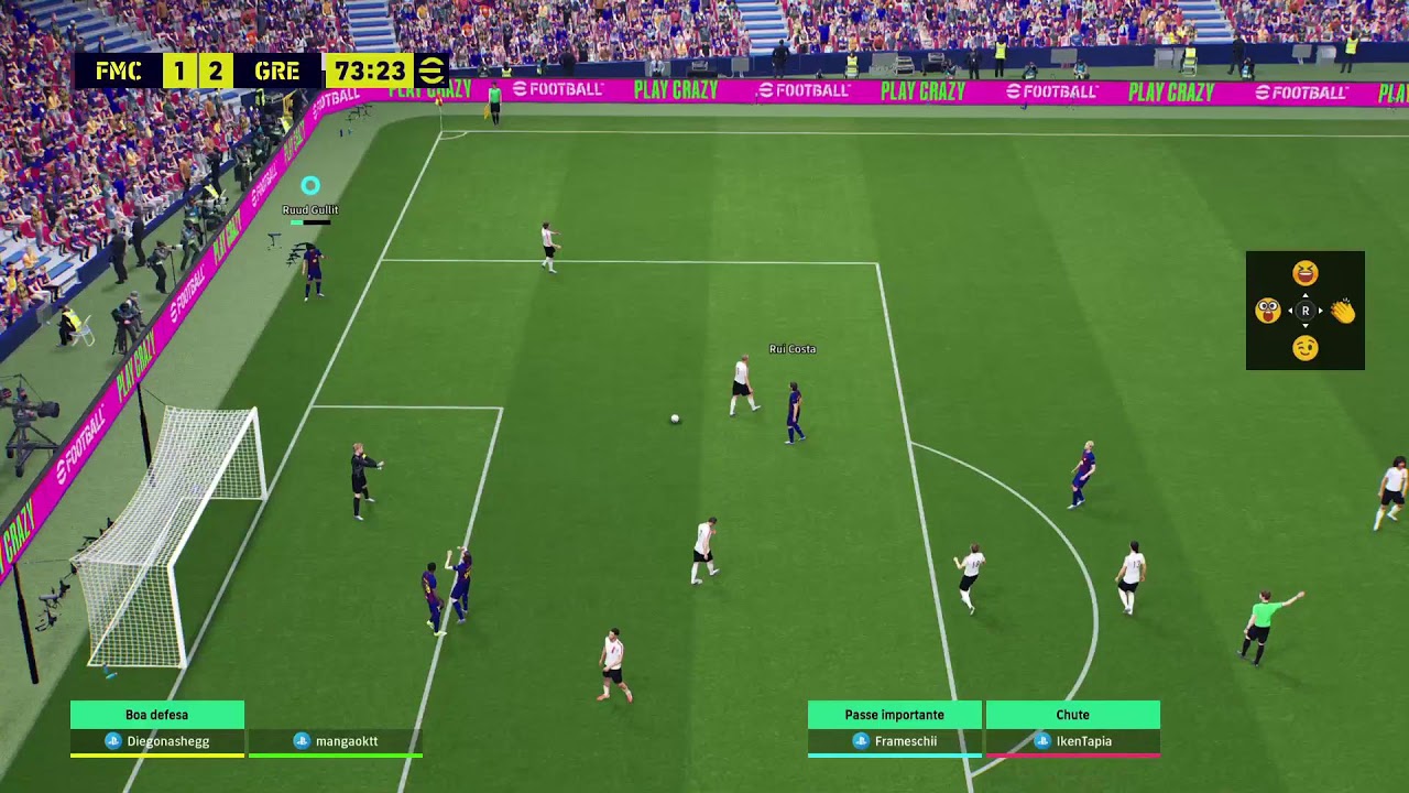 PRÉ ATUALIZAÇÃO GAMEPLAY DE EFOOTBALL LIGA AO VIVO