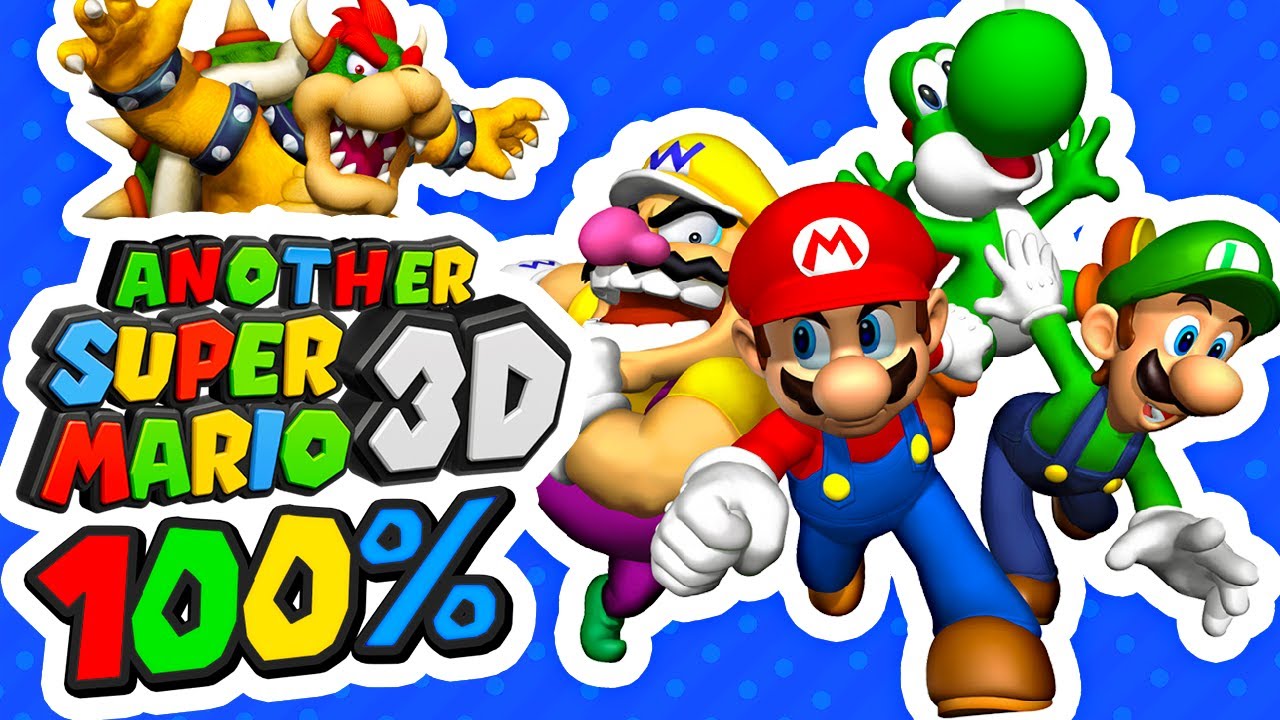 Another Super Mario 3D - 100% Longplay Full Game Walkthrough No Commentary Gameplay Playthrough