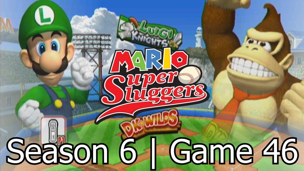 Mario Super Sluggers | Season 6 Game 46 - Luigi vs DK @ Mario Stadium Day