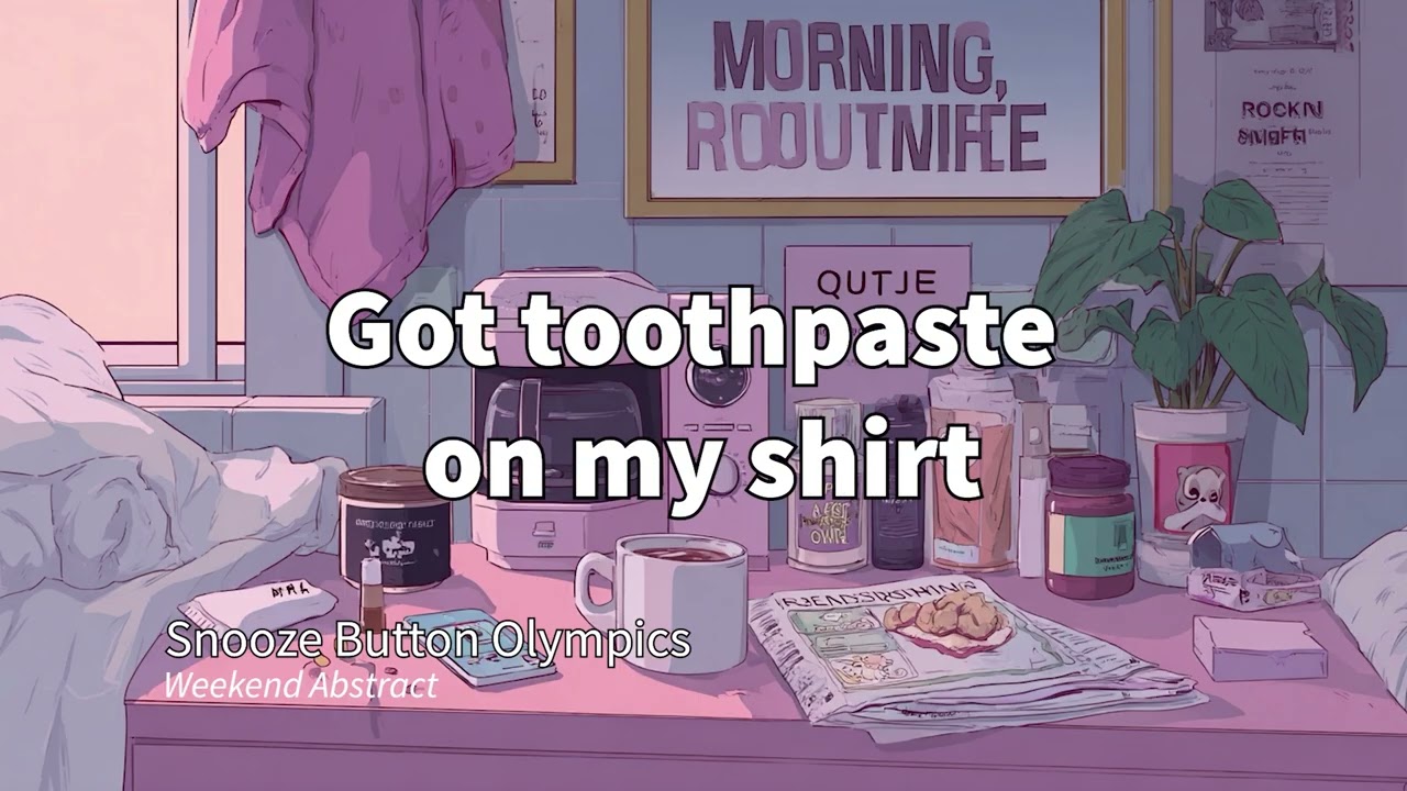 A song about morning routine - Snooze Button Olympics (Official Lyric Video) 🥇