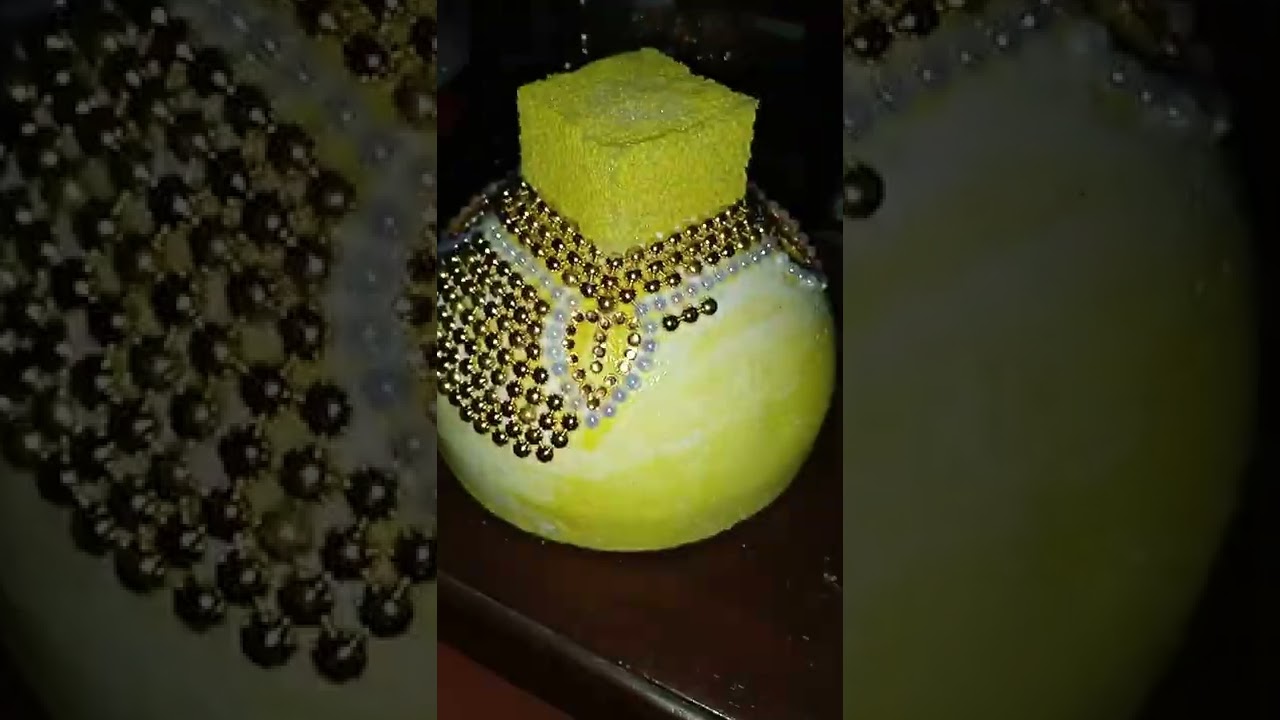 පබළු අල්ලා නිම කල සෘජුෆෝම් චෛත්‍යය සෑදීම