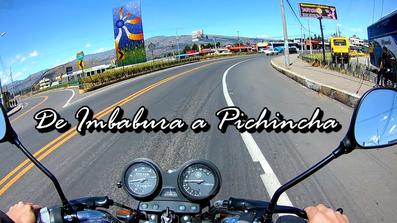 De Ibarra a Quito en mi moto Yamaha YB125 | From Ibarra to Quito on my Yamaha YB125 motorcycle 🇪🇨