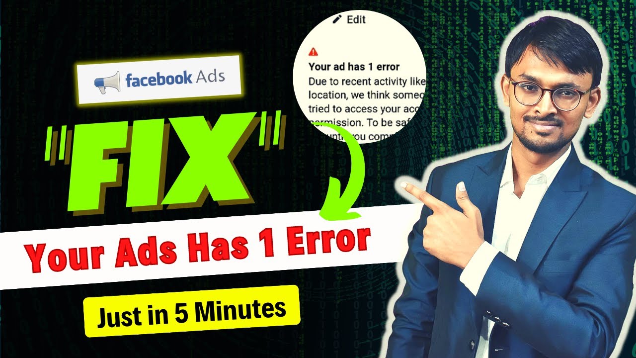 Your Ads Has 1 Error❌ 