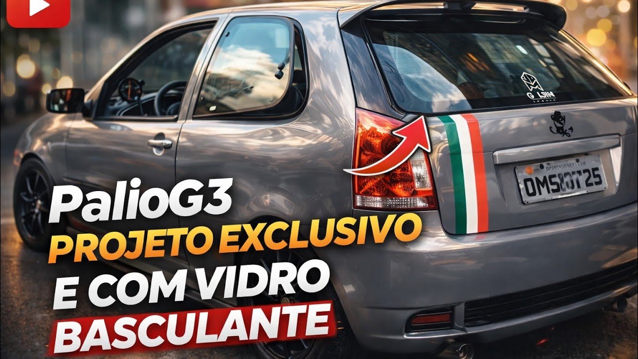 FIAT PALIO G3 RACE- DO RICK UM PROJETO AGRESSIVO, E COM VIDROS BASCULANTES. #mundoautomotivo