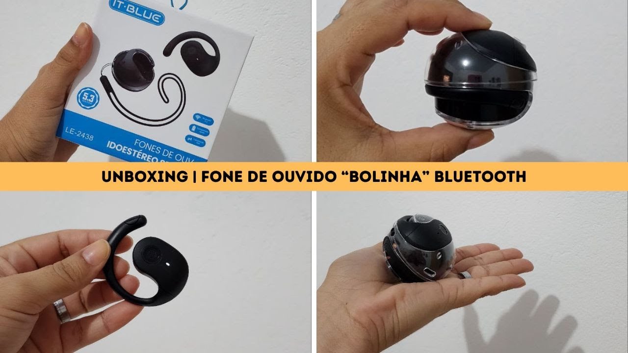 UNBOXING | Fone de Ouvido "bolinha" Bluetooth