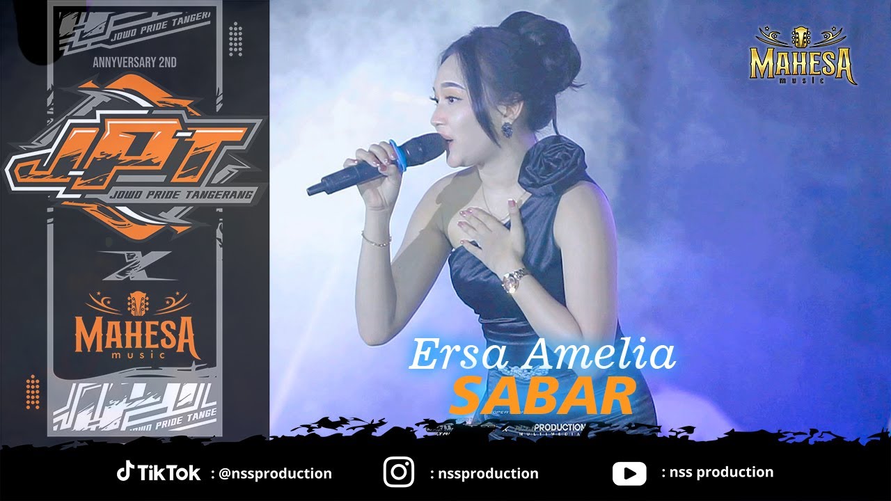 ERSA AMELIA - SABAR | MAHESA MUSIC LIVE ANIV 2nd JOWO PRIDE TANGERANG