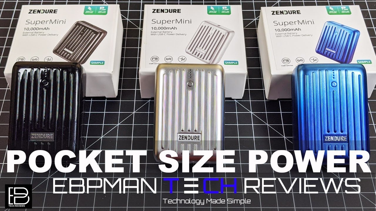 NEW Pocket Size Power Bank | Zendure Supermini 10,000 MAH & Power Delivery