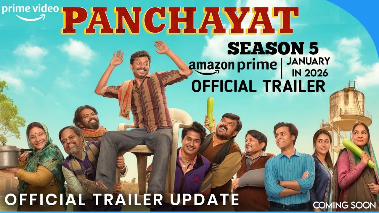 Panchayat Season 5 Realese Date | Panchayat Season 5 Trailer | Jitendra,Neena Gupta |  Amazon Prime