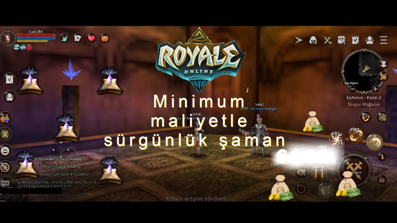 Royale Online Minimum parayla Sürgünlük ŞAMAN // +100X  EFSUN atıyoruz