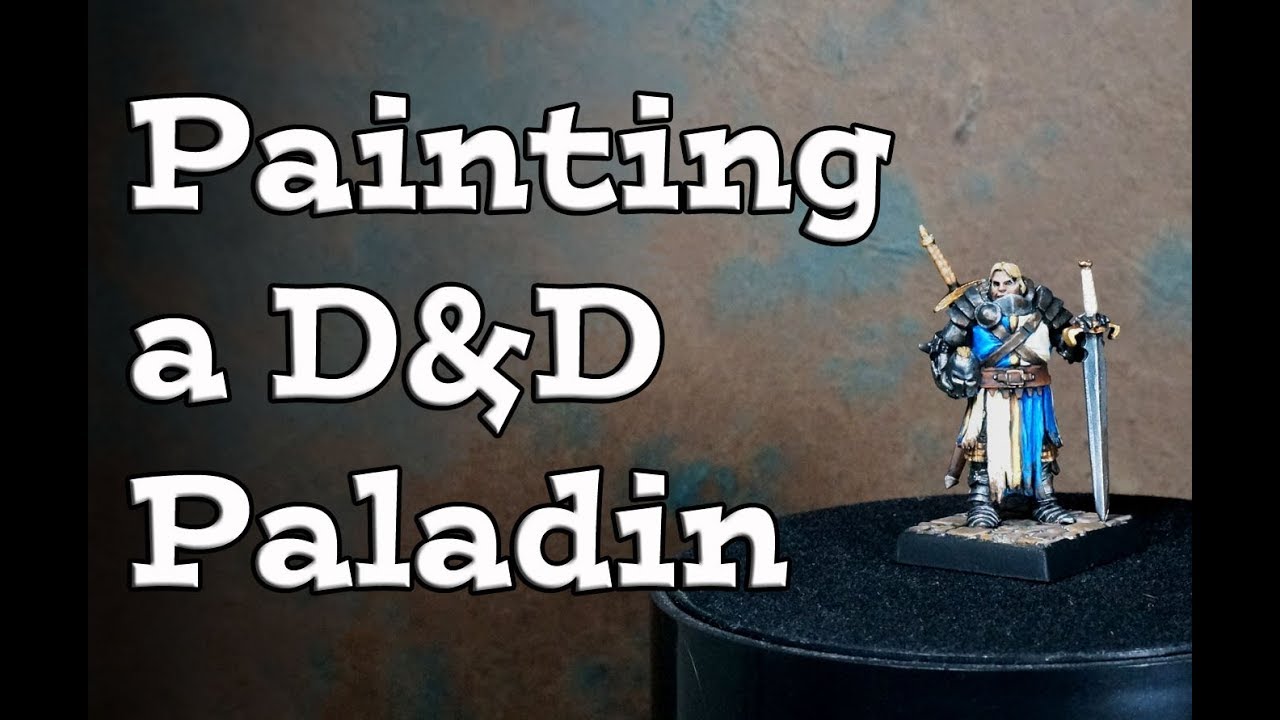 How to Paint a D&D/Pathfinder Paladin (Sky-Earth Metallics)