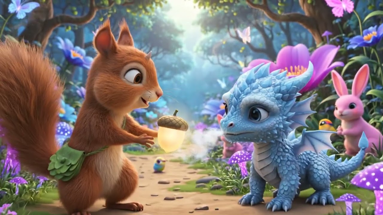 white rabbit and brown squirrel 62 forest adventures