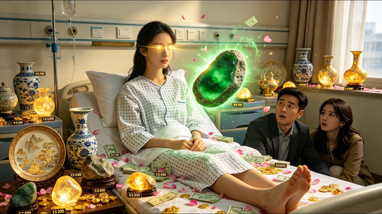 Blind girl awakens golden eyes! From bullied to billionaire queen, fate kneels!