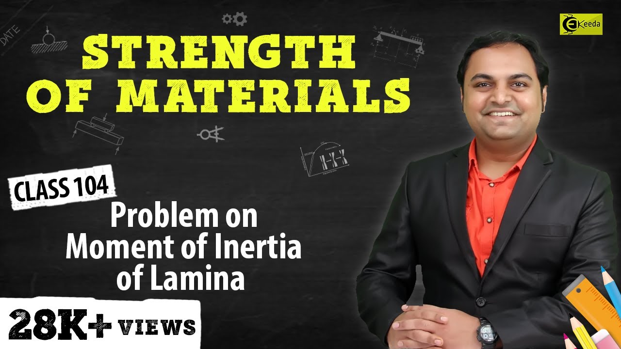 Problems on Moment of Inertia of Lamina - Moment of Inertia - Strength of Materials