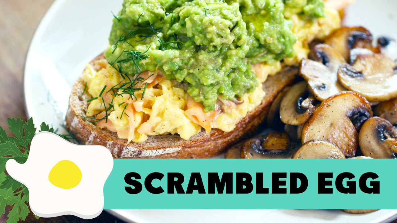 Resep Scrambled Egg and Avocado on Toast