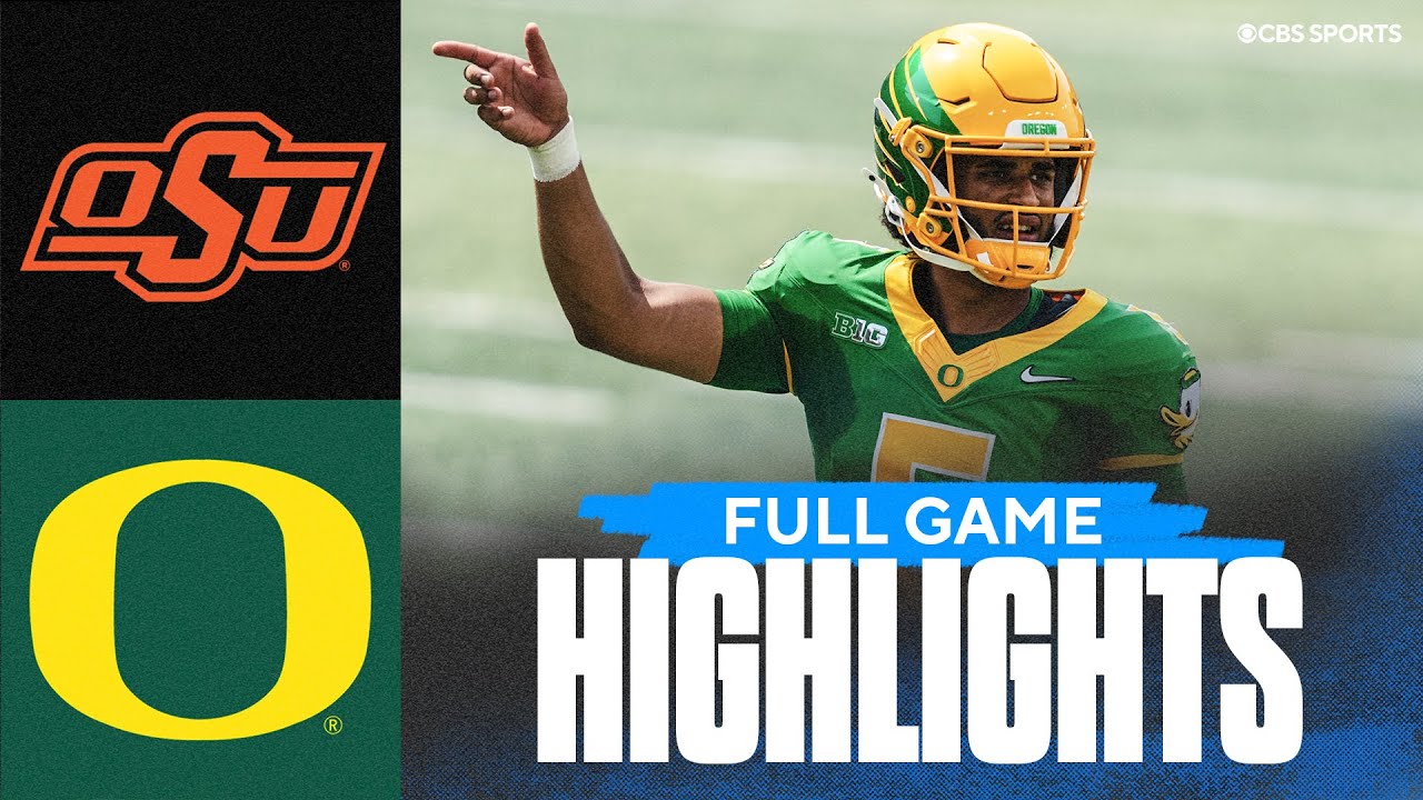 No. 6 Oregon Ducks vs Oklahoma State Cowboys | Full Game Highlights