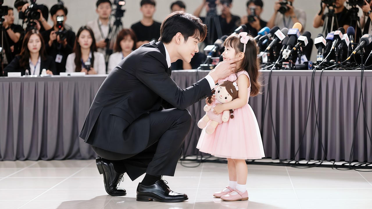 💞【AI】3yo beggar girl hugged CEO's leg, CEO instead of getting angry,he cried!#cdrama