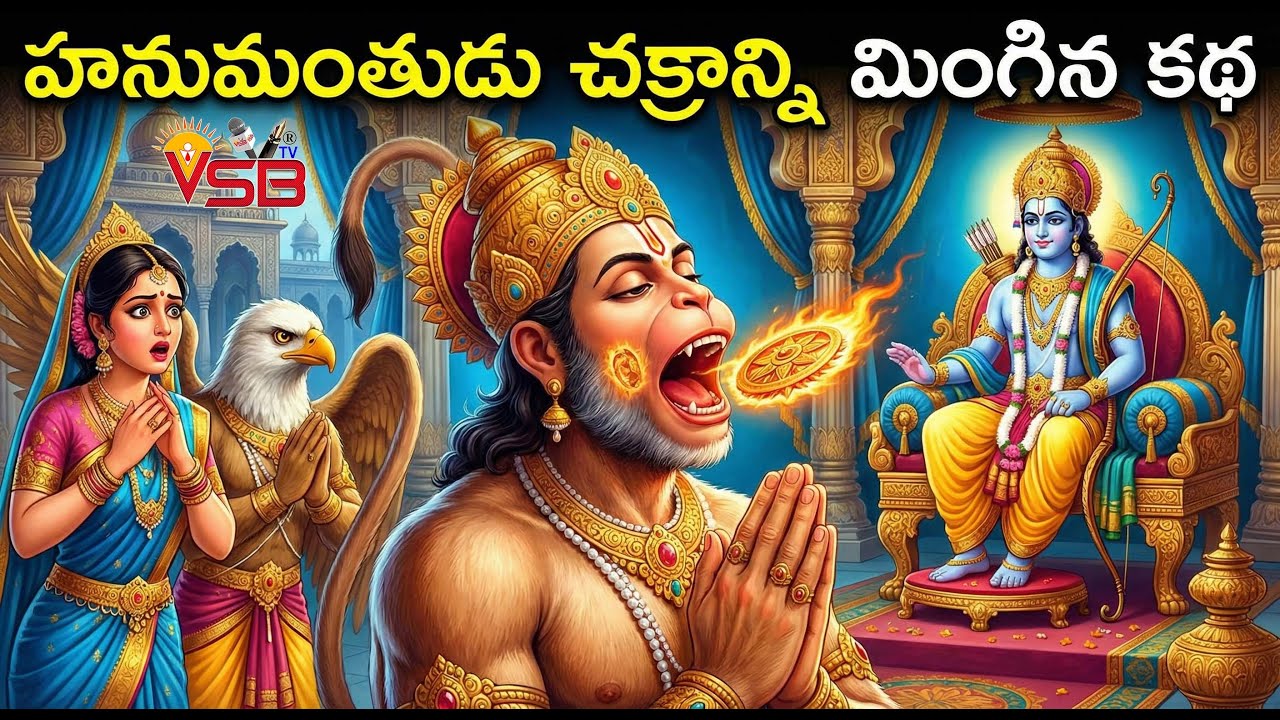 శ్రీకృష్ణ గర్వభంగం: సత్యభామ, గరుడుల అహంకారాన్ని హనుమ ఎలా అణిచాడు? | Lord Hanuman in Dwarka || VSB TV
