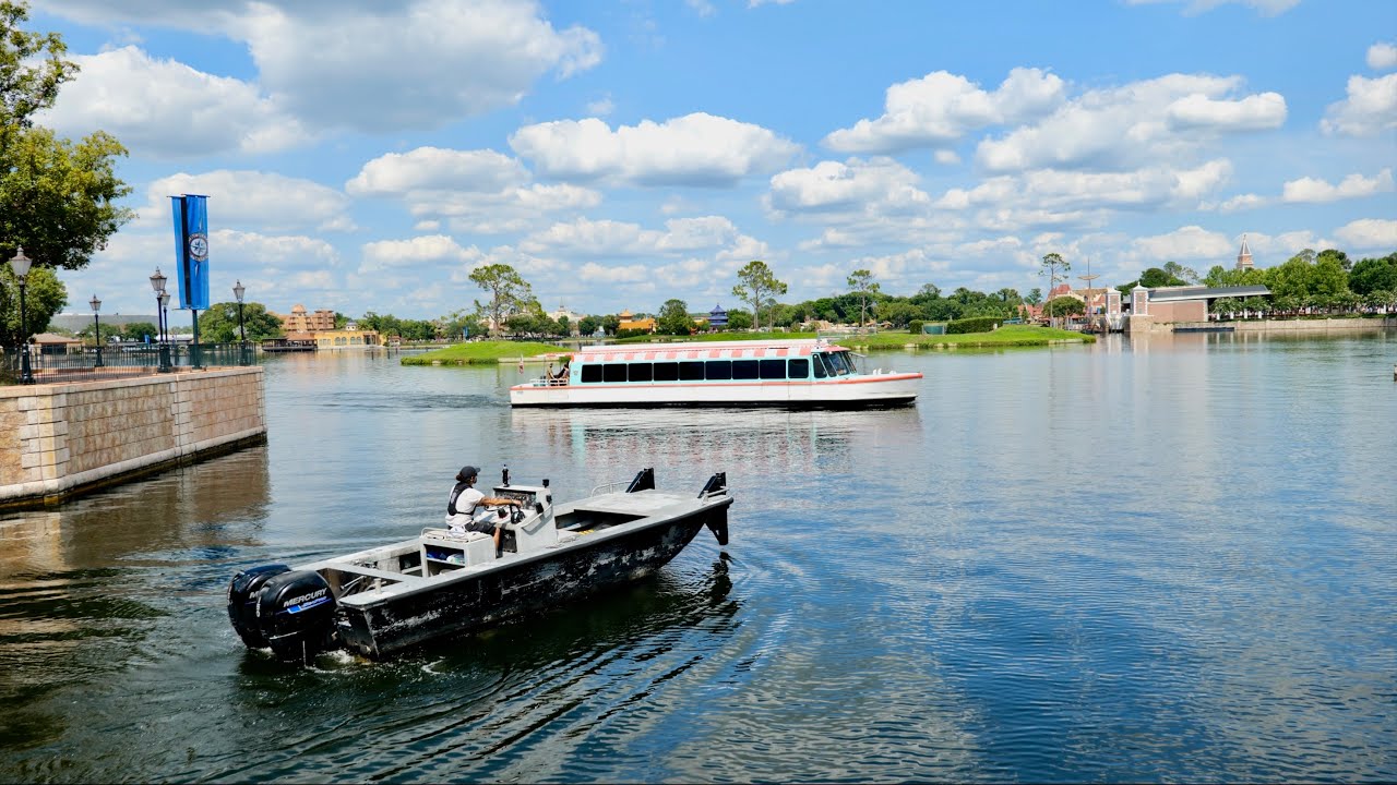 EPCOT World Showcase Lagoon Sights & Sounds from France, Morocco, Japan | Walt Disney World May 2024