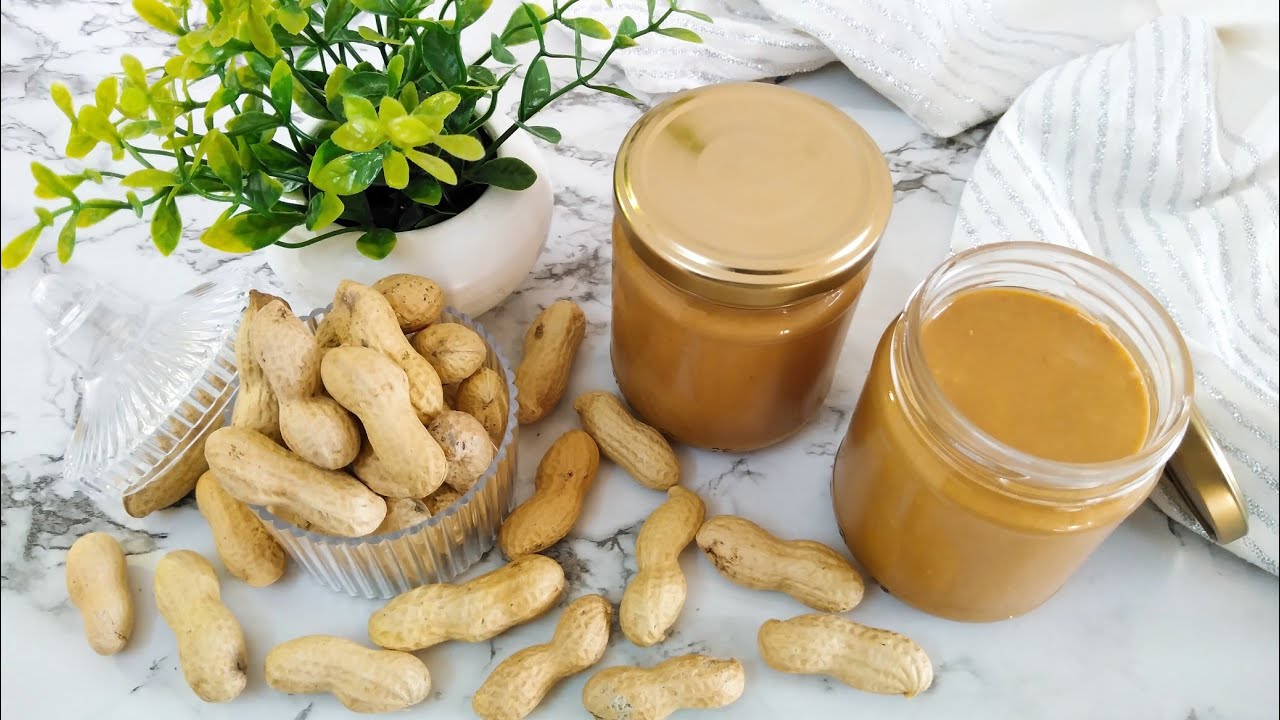زبدة الكاكوية أو الفول السوداني صحية و لذيذة و فكرة لمشروع بيتي  مربح 🥜💰