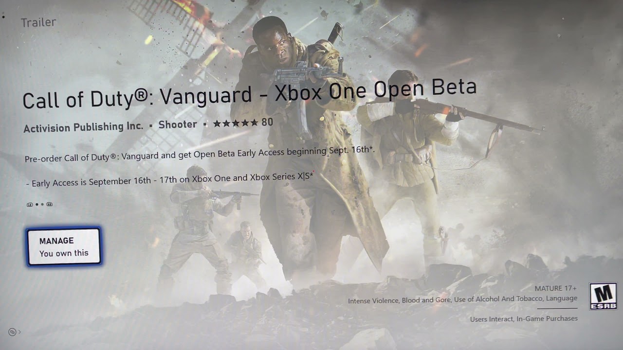 How to Download CoD: Vanguard FREE BETA on XBOX