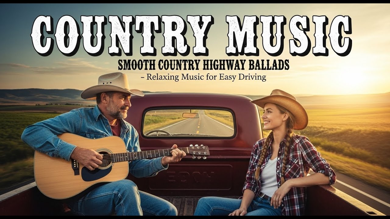 SMOOTH COUNTRY HIGHWAY BALLADS – Relaxing Music for Easy Driving 🛣️🎸