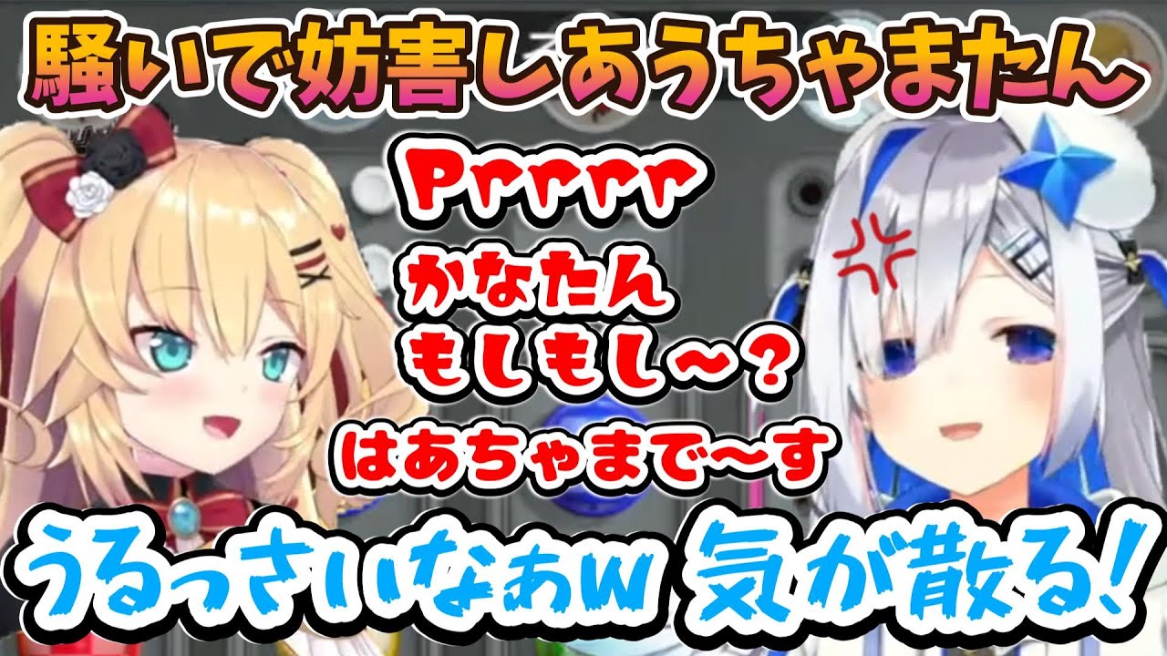 ヒット＆ブローでお互いに騒いで妨害しまくるちゃまたん【ホロライブ切り抜き／赤井はあと／天音かなた】