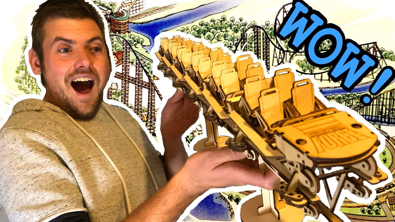 Millennium Force Wooden Coaster Train Cutout Cedar Point
