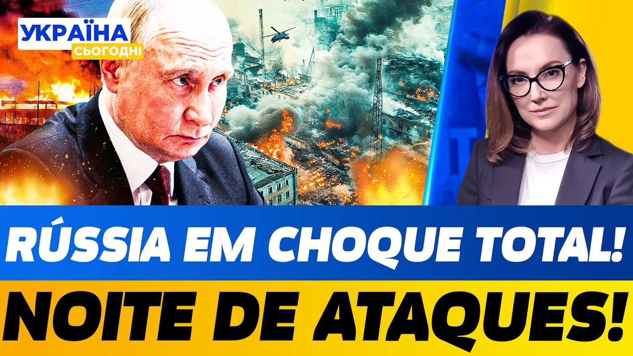 💣 Rússia entra em CAOS! Ataques atingem energia e cidades! Contra-ataque da Ucrânia começou AGORA?!