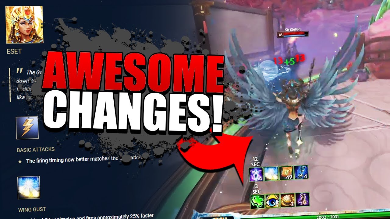 NEW ESET CHANGES MAKE HER CRAZY! - Grandmasters Ranked Joust - Smite