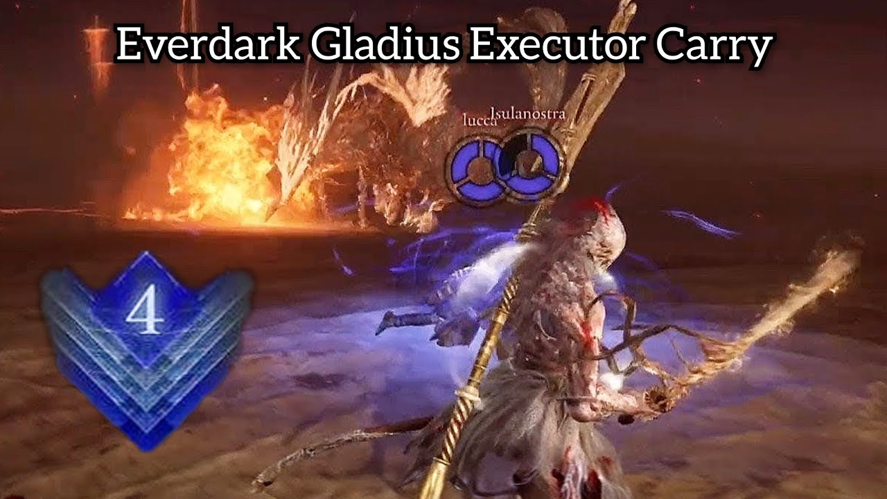 Nightreign - Everdark Gladius Executor Carry Depth 4 Deep of Night Ps5