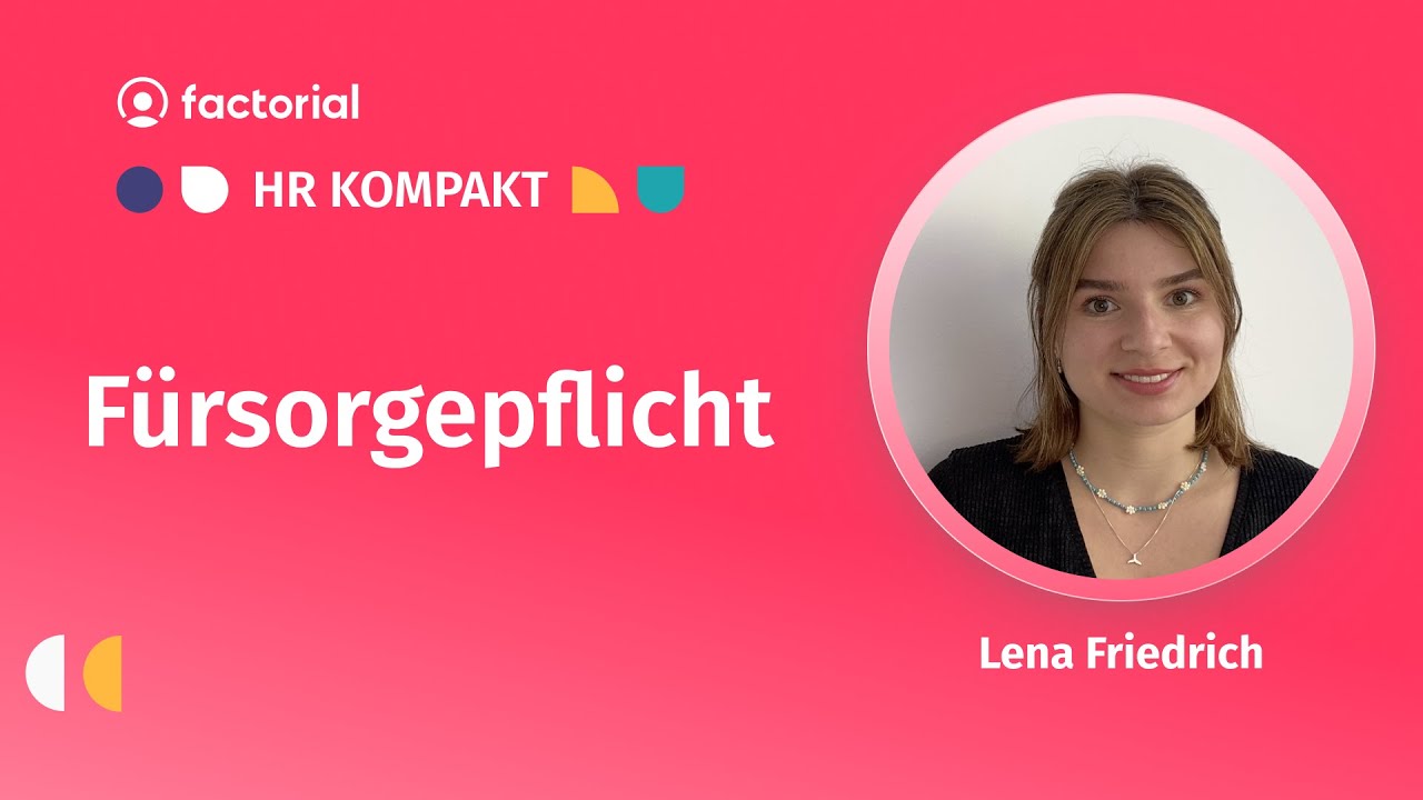 Fürsorgepflicht erklärt 💡 HR KOMPAKT #13