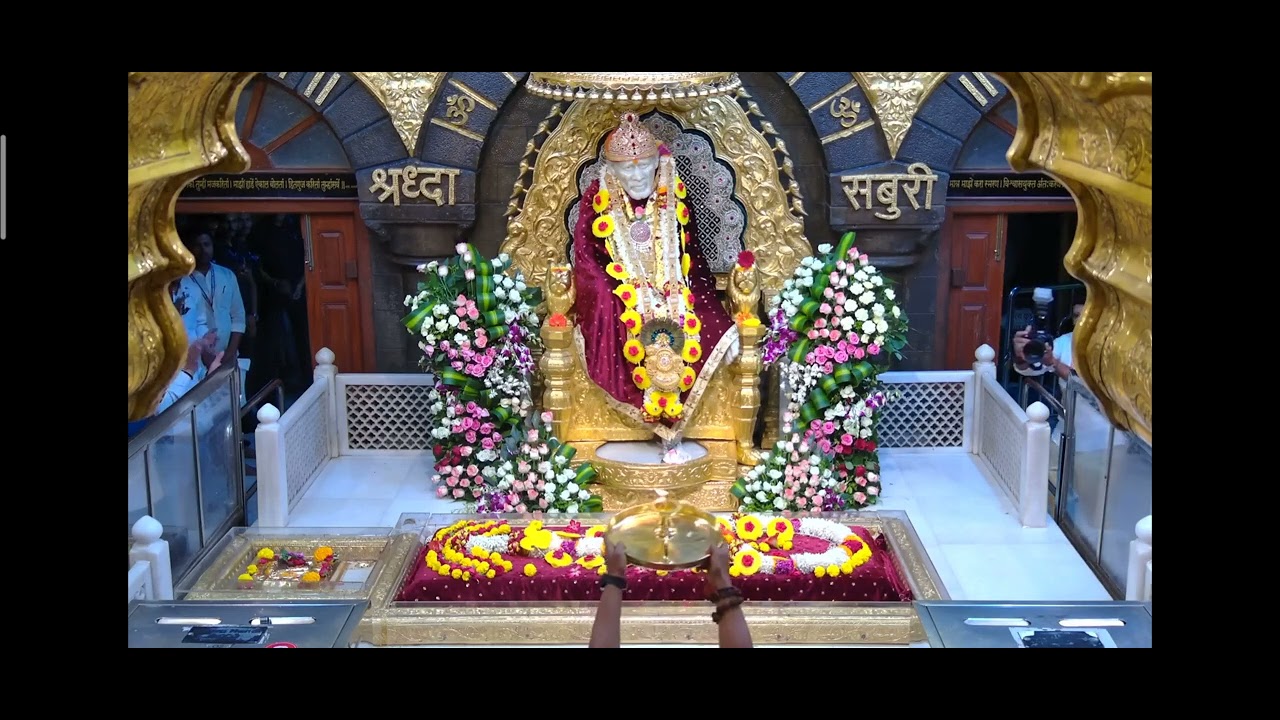 షిరిడి సాయిబాబా 19/3/26 గురువారం మార్నింగ్ హారతి & హ్యాపీ ఉగాది 