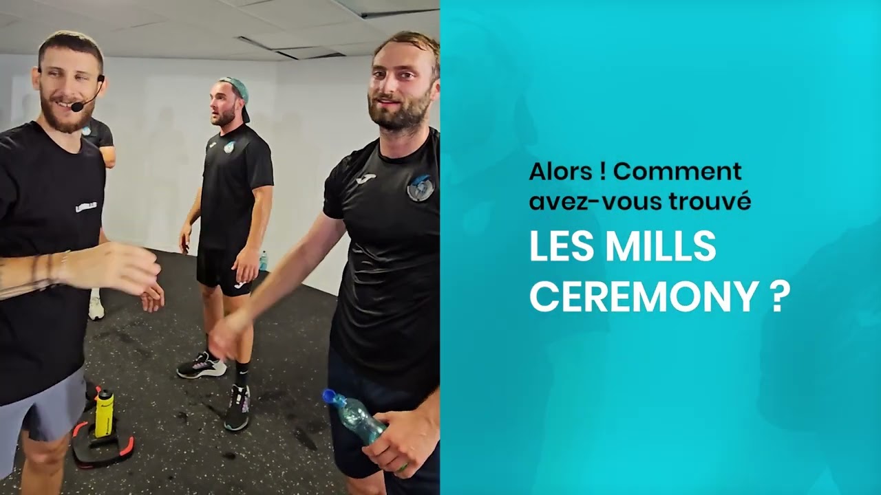 Les Spartiates de Marseille découvrent Les Mills Ceremony