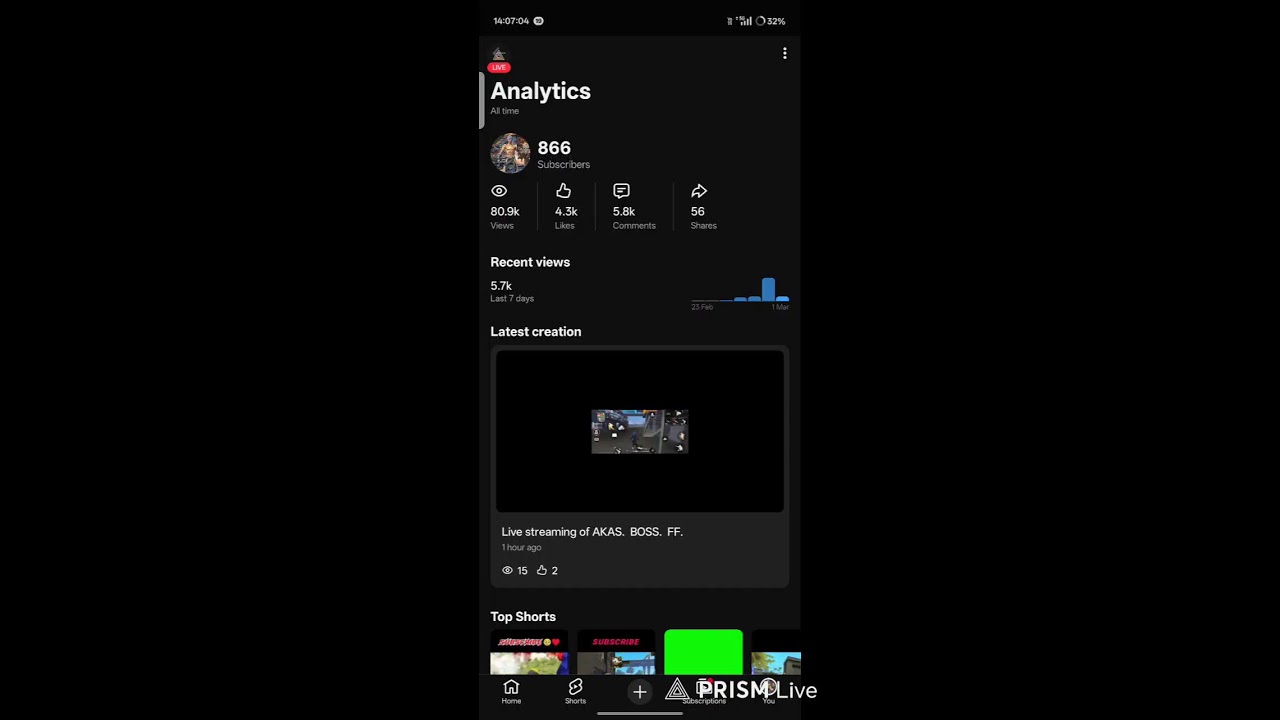 Live streaming of AKAS.  BOSS.  FF.