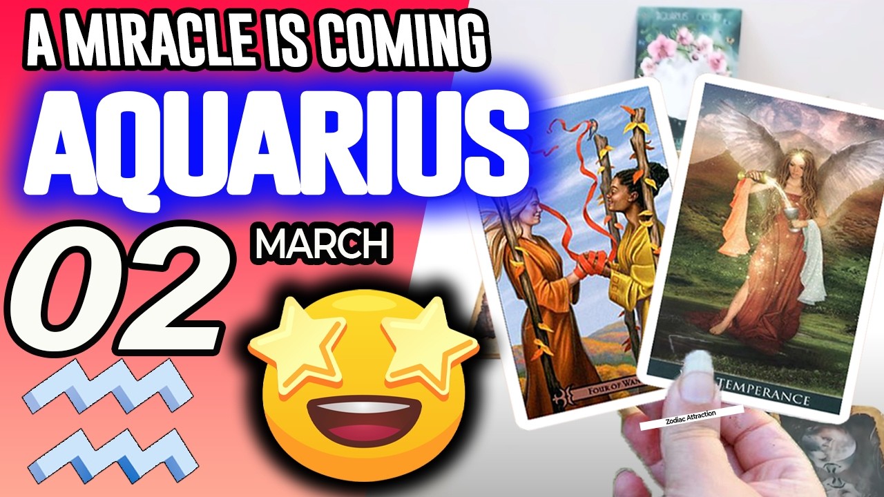 Aquarius ♒❎ A MIRACLE IS COMING ❎ horoscope for today MARCH 2 2026 ♒ #aquarius tarot MARCH