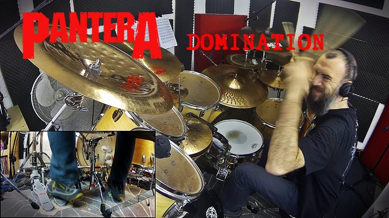 Pantera - Domination - Vinnie Paul Drum Cover by Edo Sala with Drum Charts