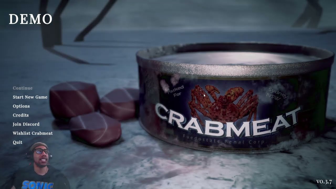 🦀 Crabmeat Gameplay – Beta Demo | Horror Crab Fishing Survival Game 🦀