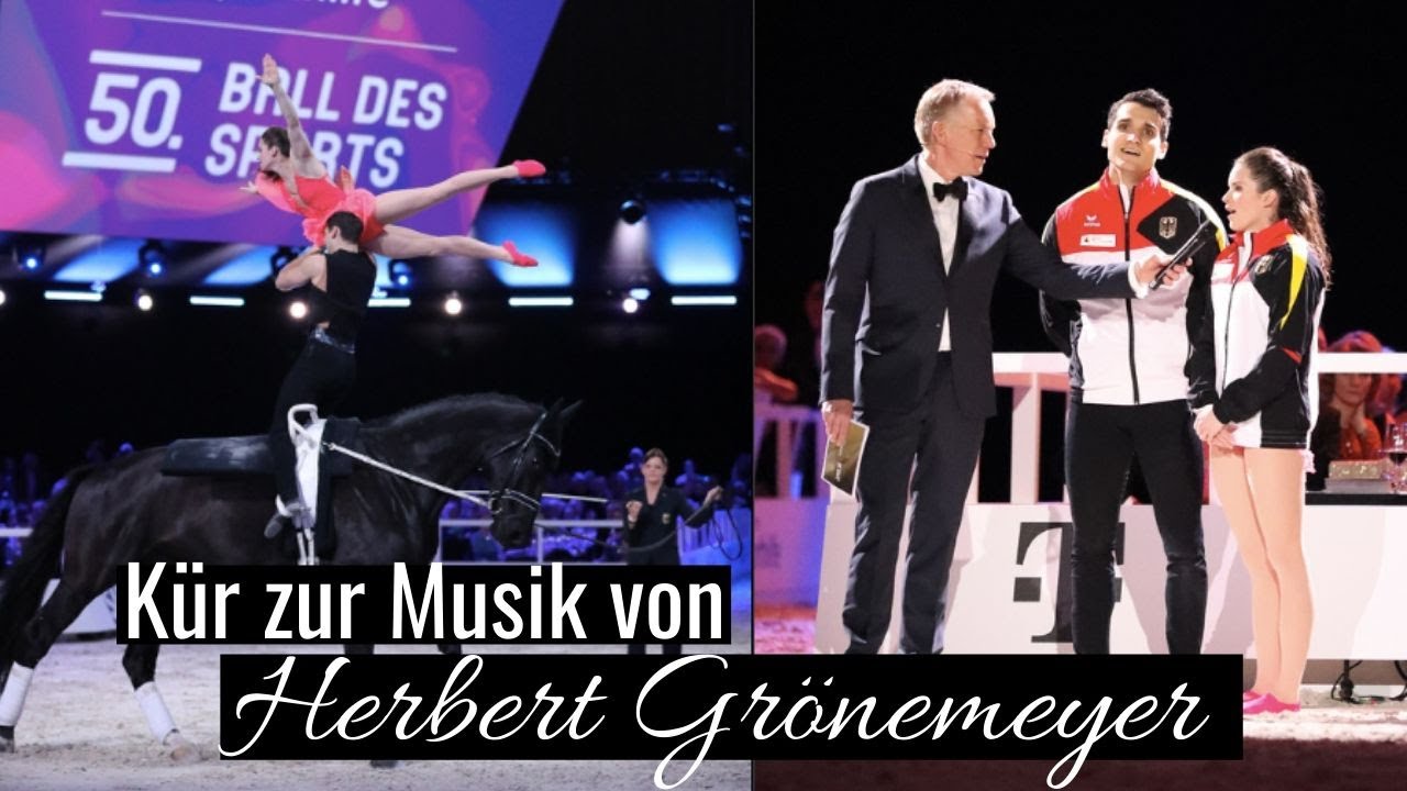 Kür zur Musik von Herbert Grönemeyer 🎶 | Janika Derks & Johannes Kay | 50. Ball des Sports