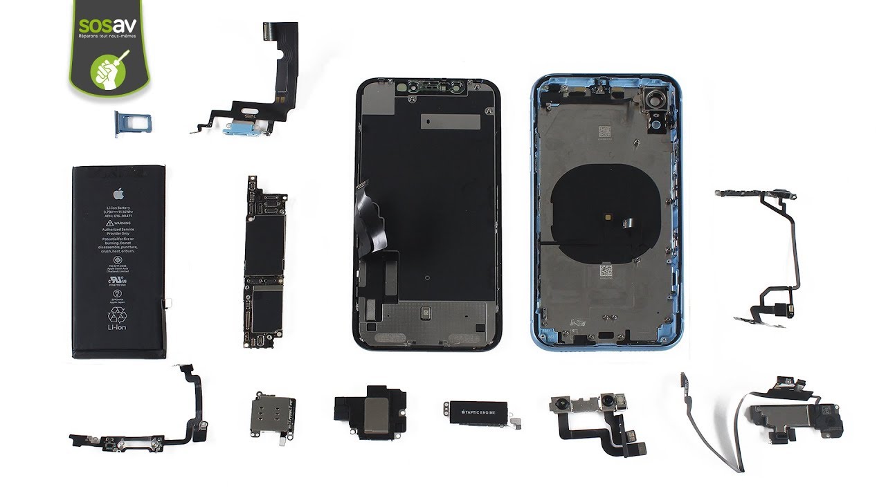 iPhone XR - Timelapse du d&eacute;montage complet by SOSav