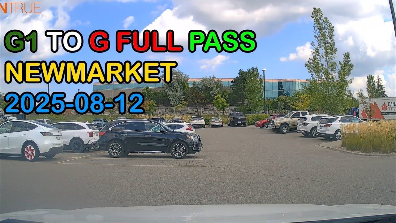 G1 TO G PASS NEWMARKET, #newmarket #driving #driverslicense #drivetest #drivetest