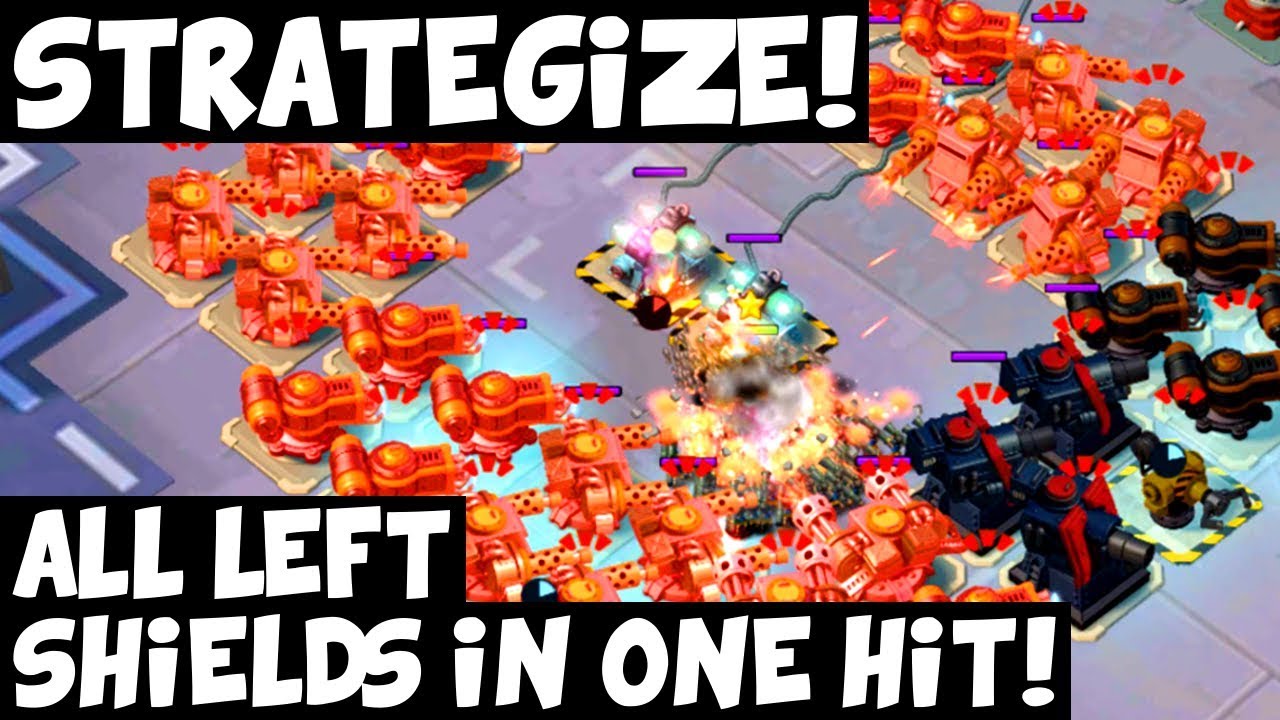 Strategize: All Left Shields in One Hit! ✦ Boom Beach