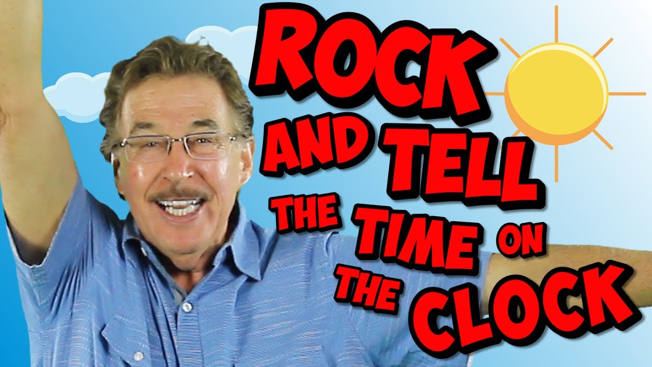 Rock and Tell the Time on the Clock | Analog & Digital Clock Song for Kids | Jack Hartmann
