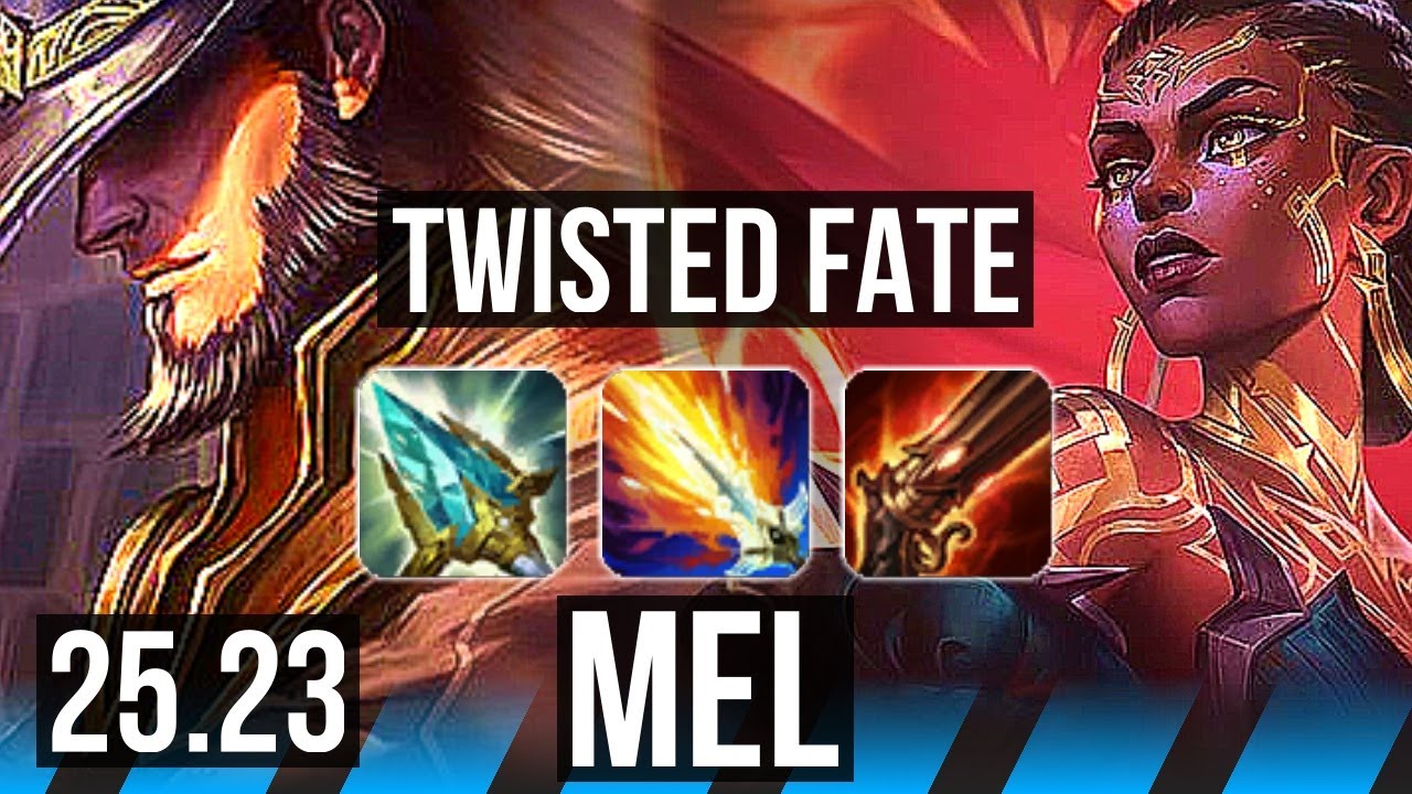 TWISTED FATE vs MEL (MID) | KR Master | 25.23