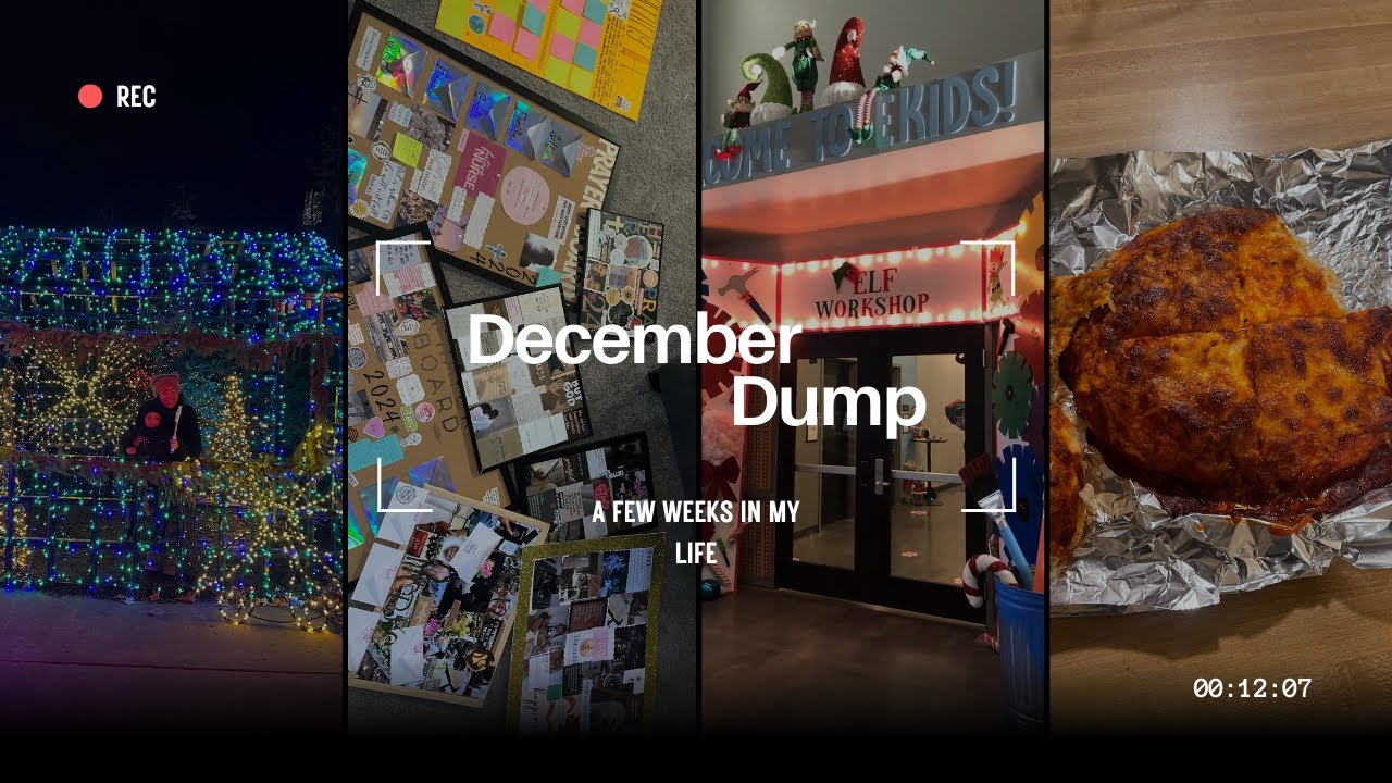 DECEMBER DUMP | QUIT VLOGMAS, CHRISTMAS LIGHTS, PIZZA FAIL & MORE!
