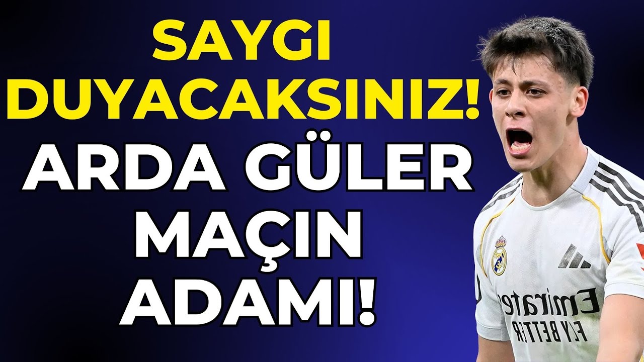 Bellingham, Vinicius Jr... Hepsi Yuhalandı, Arda Güler Ayakta Alkışlandı! Real Madrid'de Arda Şov