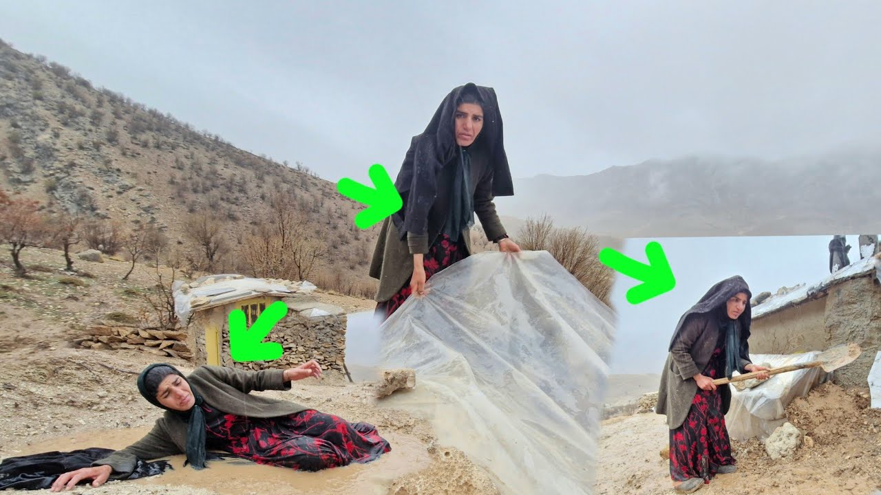 Nomadic Mother Falls in Flooded Shelter! You Won&rsquo;t Believe What Happens
