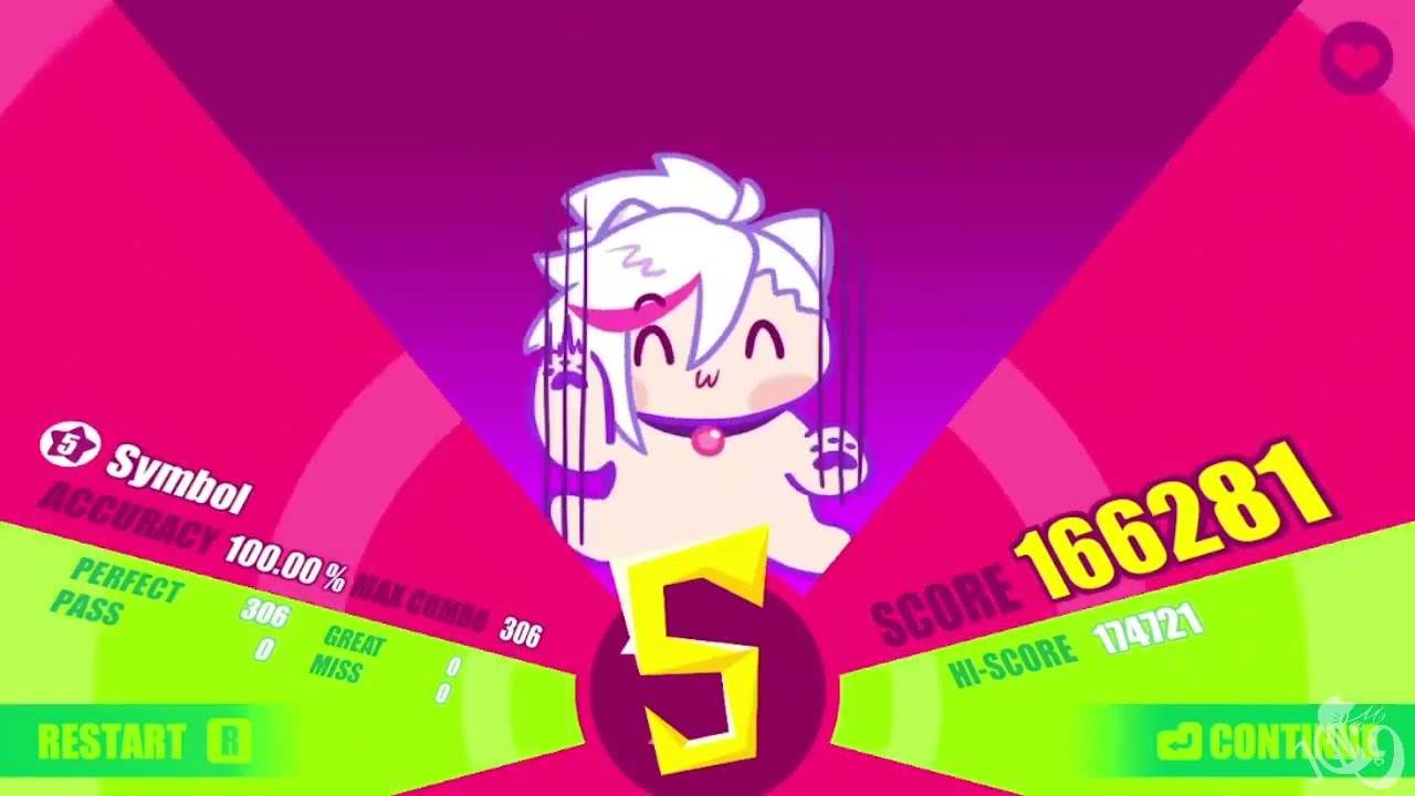 Muse Dash Symbol Silaver Happy Otaku Pack Vol 14 Onegai Mineko - Electro Music - Easy Mode Perfect